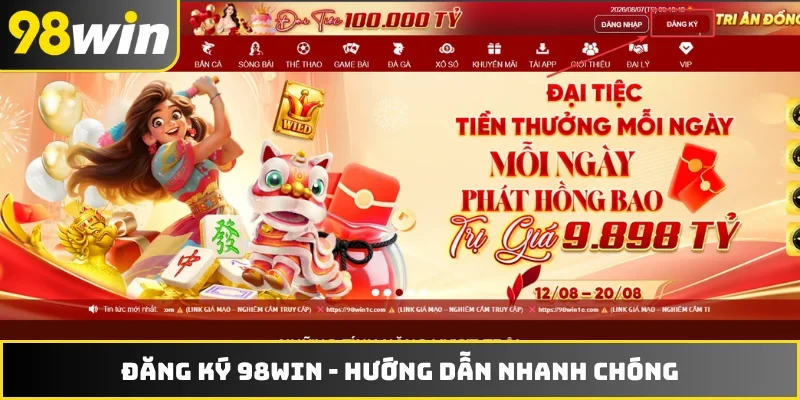 Đăng ký 98WIN